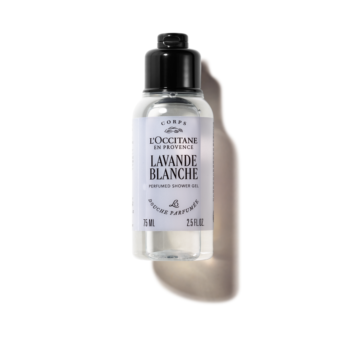 Lavande Blanche parfimēta dušas želeja (ceļojumu izmērs)
