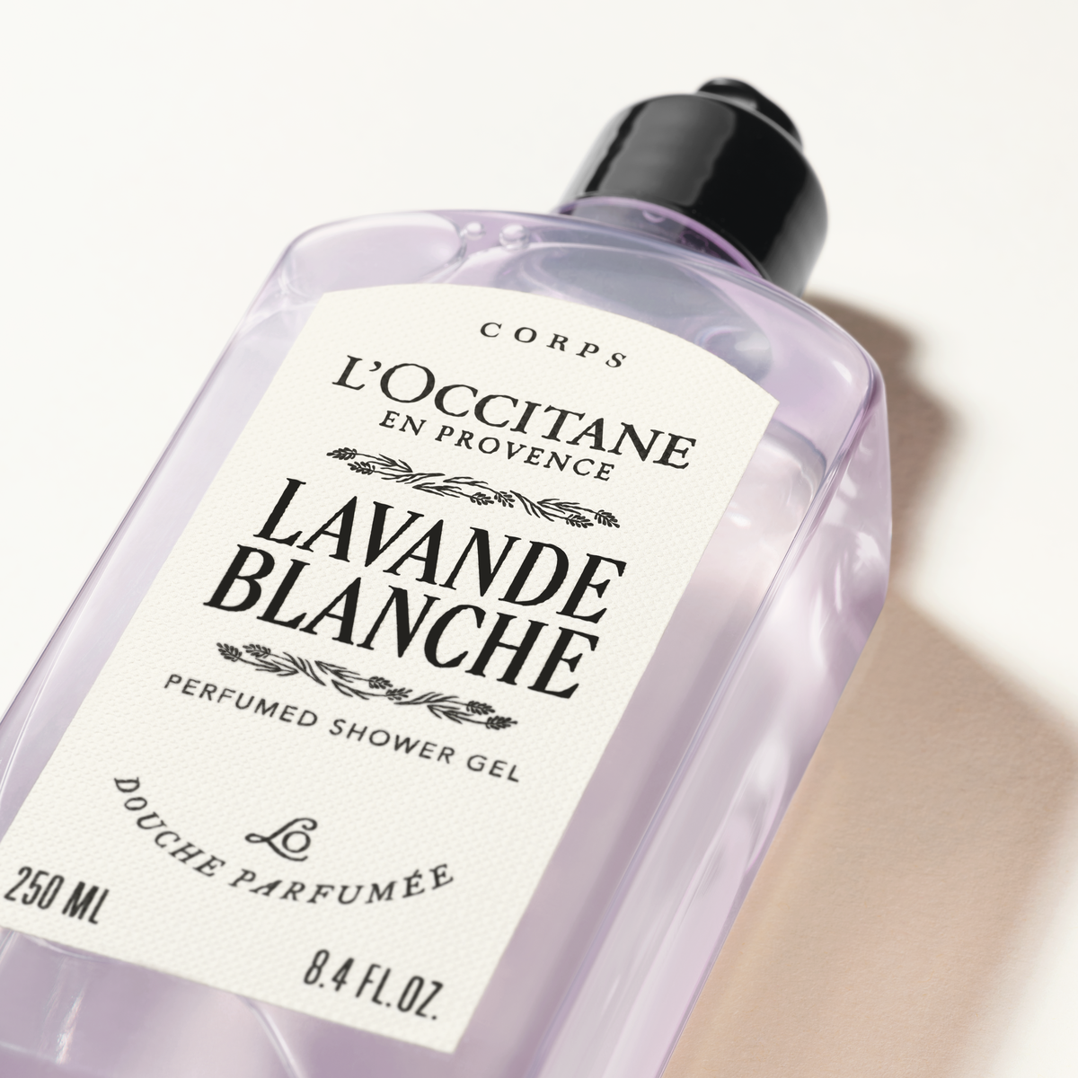 Lavande Blanche parfimēta dušas želeja