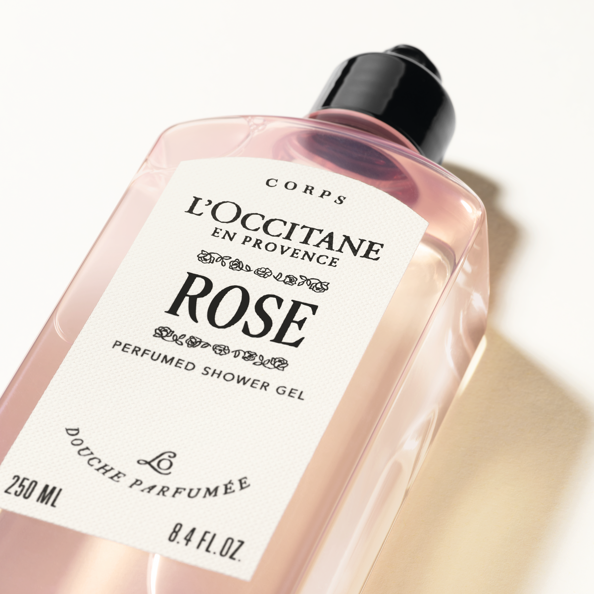 Rose parfimēta dušas želeja