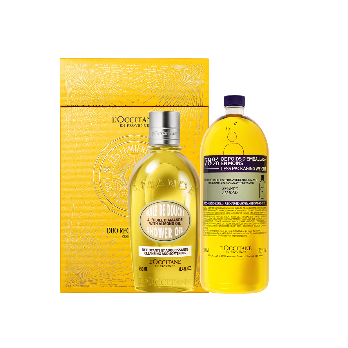 Mandeles dušas eļļu duets