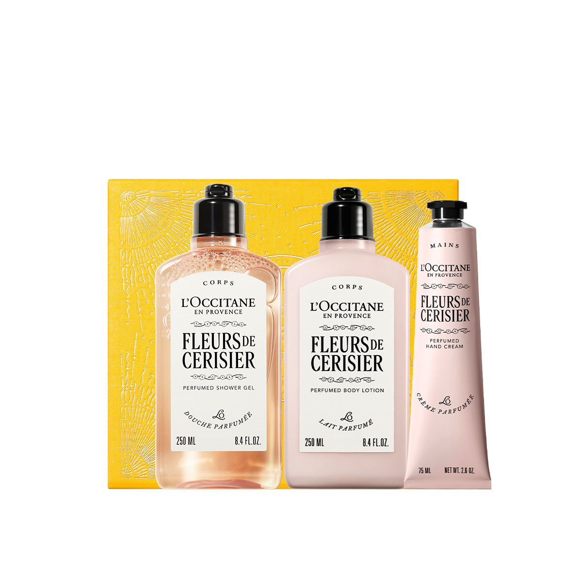 Fleurs de Cerisier produktu komplekts