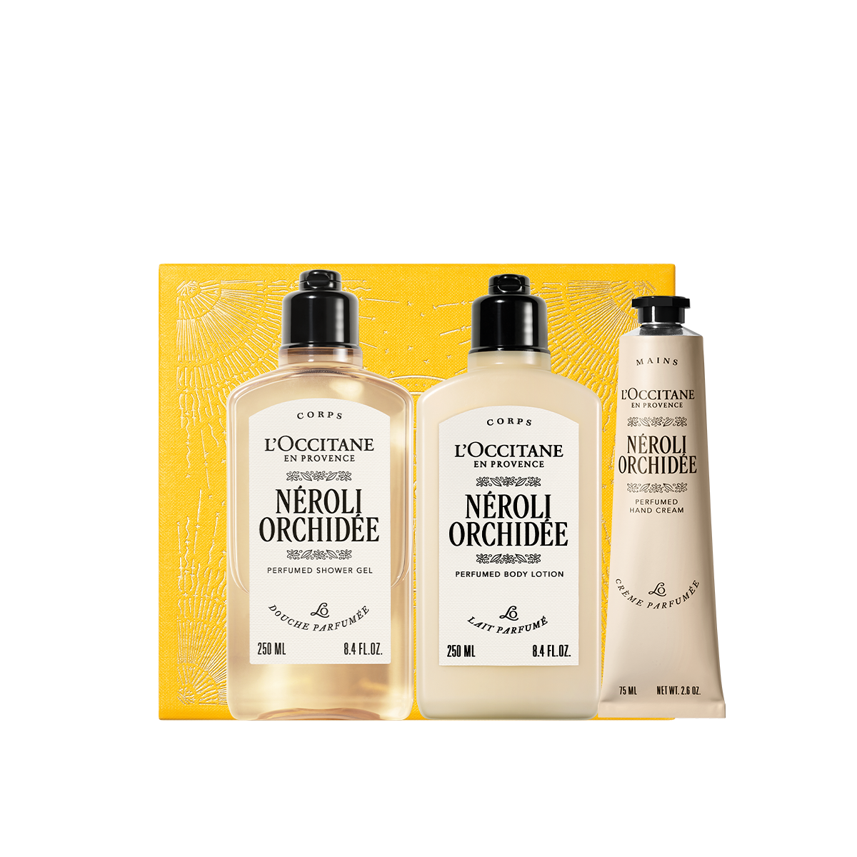 Neroli&Orchidee produktu trio