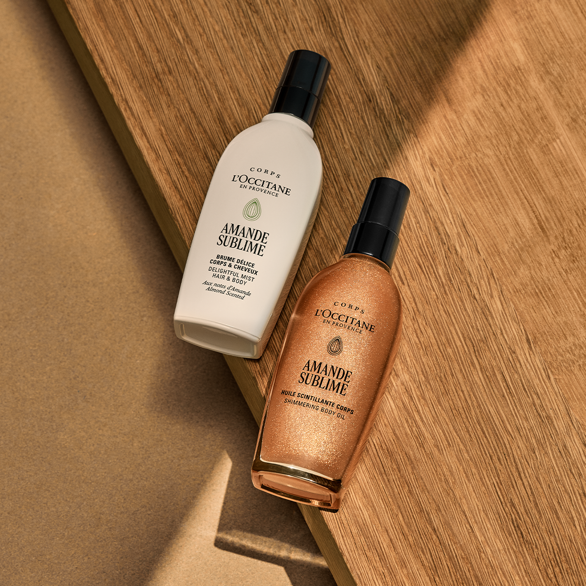 Mandeļu ķermeņa un matu sprejs