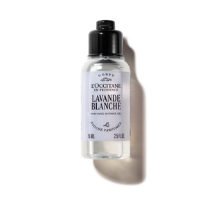 Lavande Blanche parfimēta dušas želeja (ceļojumu izmērs)