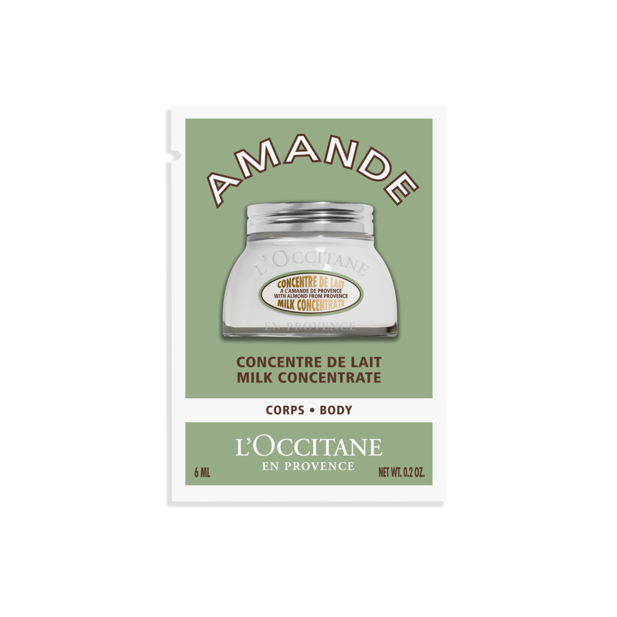 Mandeles piena koncentrāts 6ml, paraugs