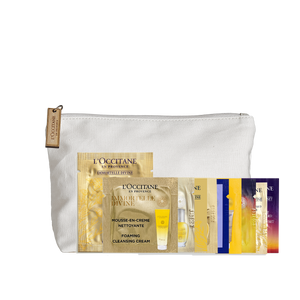 Sejas kopšanas paraugu komplekts somiņā