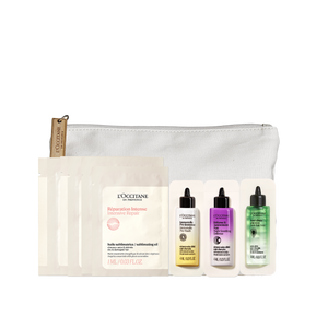 Matu kopšanas paraugu komplekts somiņā