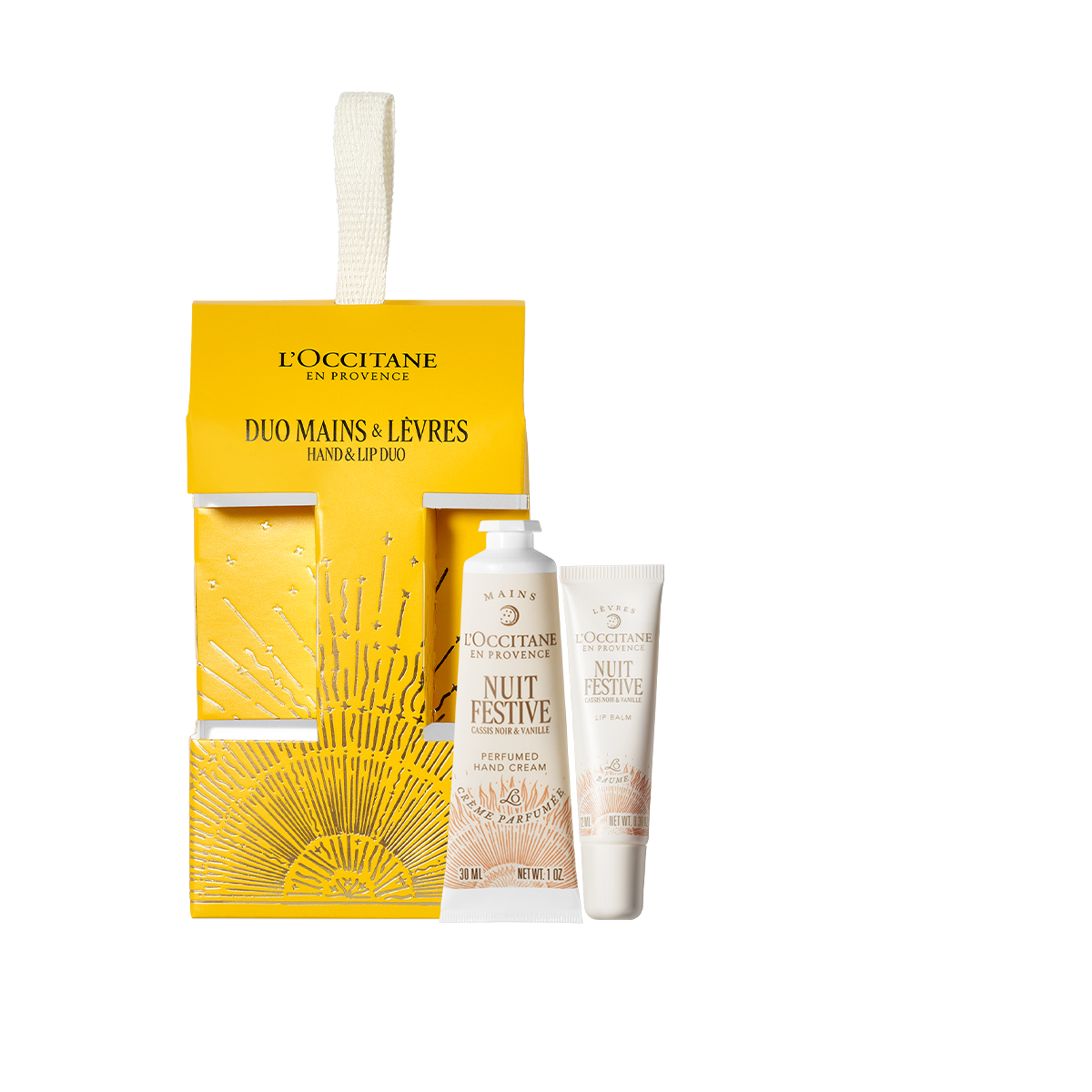 Nuit Festive duets rokām un lūpām