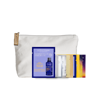 Sejas kopšanas paraugu komplekts somiņā Reine des Pres